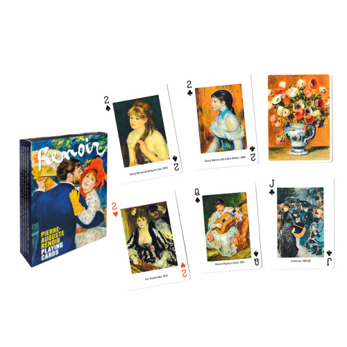 Carti de joc de colectie Piatnik, cu tema "Auguste Renoir"